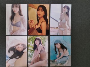 ポストカード　6種　岩本蓮加　 封入特典　　乃木坂46 岩本蓮加 1st写真集「いたずらな風」