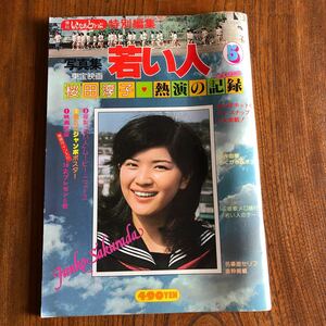 昭和レトロ　東宝映画　若い人　桜田淳子　写真集　いんなあとりっぷ　特別編集　桜田　淳子　熱演の記録　