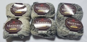 毛糸824　ハマナカ　マジョラム　グラデーション　色番102　40ｇ×6玉　入手困難品！格安！