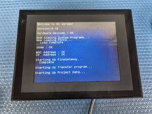 [YH1307] OMRON オムロン NS10-TV01B-V2 表示器 タッチパネル 動作保証