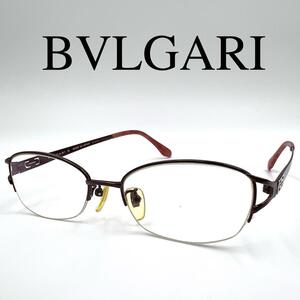 BVLGARI ブルガリ メガネ 度なし 2097T ハーフリム