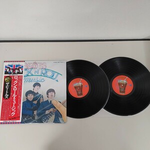 【The BEATLES ロックン・ロール・ミュージック LP】中古品 レコード ビートルズ 29 EAS-77009・10 洋楽 ロック 現状品【B6-4③】0711