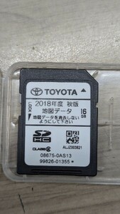 トヨタ純正ナビ SDカードNSZT−W62G ／ NSZT−Y62G 2018年度 秋版