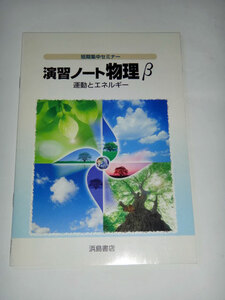 ◆演習ノート リピートノート 物理β 2点セット 運動とエネルギー (浜島書店)◆