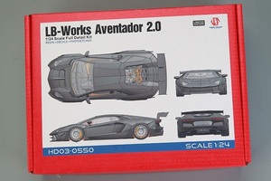 ホビーデザイン HD03-0550 1/24 LB-Works アヴェンタドール 2.0 フルディティールキット