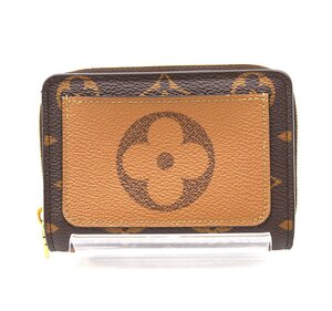 △美品　ルイヴィトン LOUIS VUITTON 財布 二つ折り ウォレット ポルトフォイユ・ルー ラウンドファスナー モノグラム ジャイアント M81461