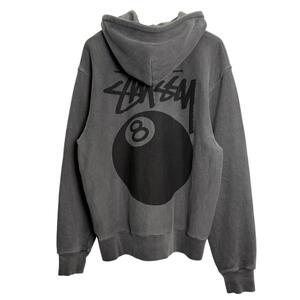 ステューシー stussy 24AW／ 8 BALL ZIP HOODIE PIGMENT DYED ジップアップパーカー 1975022　 8065000200371