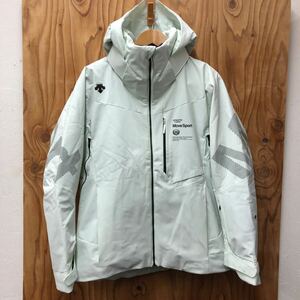 DESCENTE S.I.O JACKET MoveSport Lサイズ スキーウェア スキージャケット デサント ホワイト ミントグリーン系