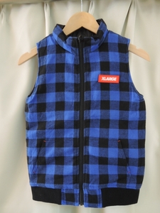 X-LARGE エクストララージ Kids REVERSIBLE VEST 青人気商品 送料込