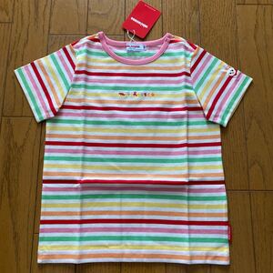 SALE 新品　ミキハウス　日本製　半袖Ｔシャツ　100 ボーダー キッズ 子供服 夏服