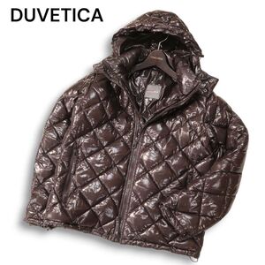 DUVETICA デュベティカ CALLISTO★ 秋冬 光沢 キルティング ダウン ジャケット Sz.44　メンズ ブルガリア製★　I4T03413_A#N