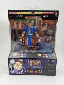 即決 新品 未開封 ウルトラストリートファイターII Street Fighter 春麗 チュンリー Chun Li 1/12 可動 アクションフィギュア Jada Toys