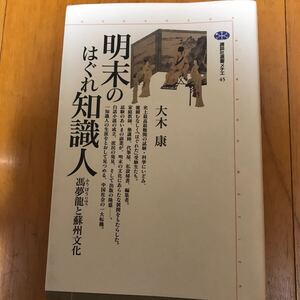 24a-17g6 大木康　明末のはぐれ知識人―馮夢龍と蘇州文化 (講談社選書メチエ) 4062580454 科挙　水滸伝　金瓶梅　白話小説　水滸伝　妓女