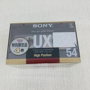 カセットテープ UXⅡ 54 SONY 4点セット ※2400010360978