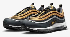 新品 送料込 NIKE AIR MAX 97 WTR 27cm/US9 黒/灰/黄 ナイキ エア マックス 97 ウィンター RUN ランニング 箱無し