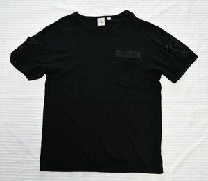 ★★AVIREX USA★黒の３ポケットの半袖Tシャツ　XL