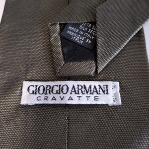 GIORGIO ARMANI(ジョルジオアルマーニ)ダークグリーンネクタイ