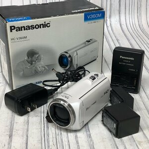 m001 J(60) 美品 Panasonic HC-V360M パナソニック デジタル ハイビジョン ビデオカメラ 動作品 高倍率iAズーム90倍