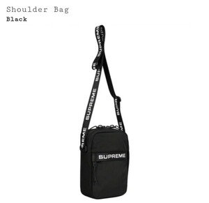 国内正規品　新品未使用　22FW Supreme shoulder bag black 　シュプリームショルダー　バッグ　黒　ブラック