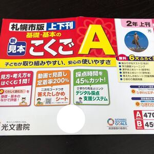 3200 こくごA 国語 2年 光文書院 算数 小学 ドリル 問題集 テスト用紙 教材 テキスト 家庭学習 計算 漢字 過去問 ワーク 勉強 非売品