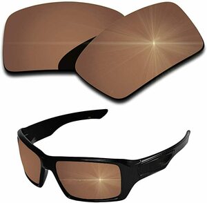 ３SET限り！超処分価格！！！★オークリー EYEPATCH EYE PATCH 2 アイパッチ（2含む）用 カスタム偏光レンズ BROWN Color POLARIZED 新品 