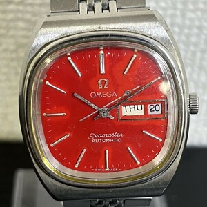 A704-T6-2230 OMEGA オメガ Seamaster シーマスター 腕時計 メンズ 自動巻き デイデイト 166.0211.1 cal.1022 ケース有 稼動