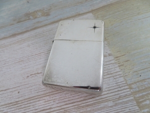 STERLINGSILVER★Zippo 2005 オイルライター ジッポ スターリングシルバー フリントあり 喫煙具 USED 95073★！！