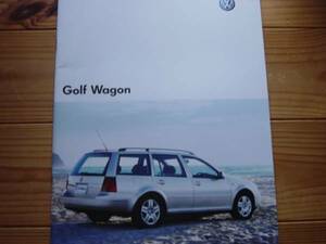 カタログ　VW　Golf Wagon　ゴルフⅣ　0310　P38+価格表