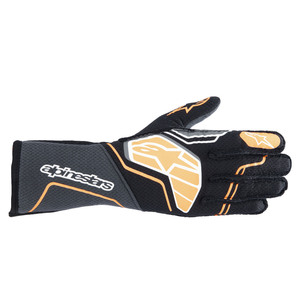 alpinestars(アルパインスターズ) レーシンググローブ TECH-1 ZX V4 GLOVE XLサイズ 156 BLACK ORANGE FLUO [FIA8856-2018公認]