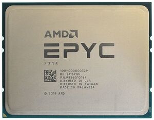 AMD EPYC 7313 16C 3GHz 3.7GHz 128MB Socket SP3 2P 155W