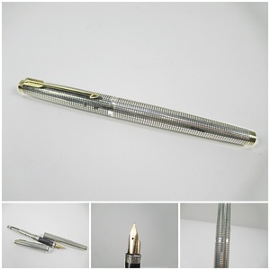 ☆[A37]PAKER　パーカー　万年筆　スターリングシルバー　PAKER 14K　MACE IN USA　ジャンク品