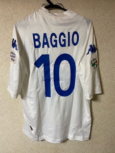 ■【Grazie Roby!】《BAGGIO #10》【2004引退年】《選手支給仕様》 【ラストマッチ】ブレシアA/至宝バッジョ半袖アズーリ ミラン インテル