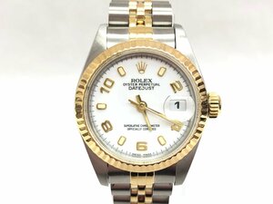 送料無料 新品仕上げ済み ROLEX ロレックス デイトジャスト 69173 アラビア文字盤 レディース 腕時計 U番 腕回り:15㎝