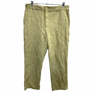 Dickies ワークパンツ W40 ディッキーズ ビッグサイズ ベージュ 古着卸 アメリカ仕入 2404-640