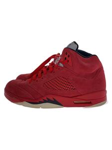 NIKE◆AIR JORDAN 5 RETRO/エアジョーダンレトロ/レッド/136027-602/28.5cm/RED/ス//