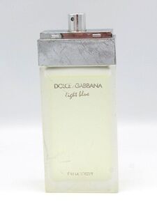 ▲▲中古品 香水 ドルチェ＆ガッバーナ DOLCE＆GABBANA Light Blue ライトブルーオードトワレ100ml 残量約90％ キャップ無し D＆G▲▲