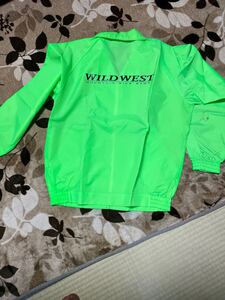 ブリヂストン　WILD WEST　OLD　MTB　蛍光　ジャンバー　マウンテンバイク　非売品　レア　ナイロン