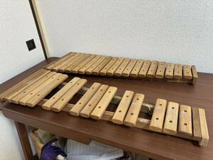 木琴 打楽器 33鍵盤 稲船和子作 もっきん 卓上鉄琴 