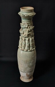 3521 中国　古玩　影青　宝篋印塔　宋時代　中国磁器　時代物　