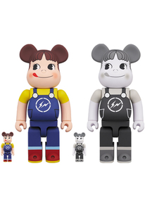 限定品 新品 未開封 MILKY THE CONVENI PEKO BE@RBRICK 100％ & 400％ COLOR & BLACK セット メディコムトイ ベアブリック fragmentdesign