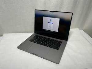 ▽Apple MacBook Pro 16インチ 2021 32GB SSD 1TB M1 グレー バッテリー99% Sonoma 中古▽011466