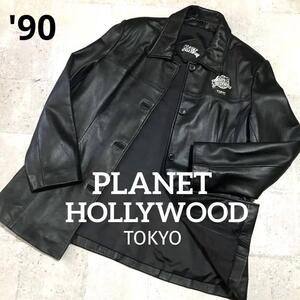 PLANET HOLLYWOOD レザージャケット XL 黒