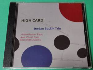 L 【輸入盤】 JORDAN BASKIN TRIO / HIGH CARD 中古 送料4枚まで185円