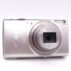 【完動美品】 Canon IXY 650 コンパクトデジタルカメラ PC2274 キヤノン イクシィ シルバー 純正バッテリー付属 