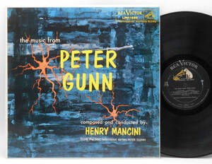 ★US ORIG MONO LP★HENRY MANCINI/The Music From Peter Gunn 1959年 傑作サントラ GRANDMASTER FLASH,ALAN VEGA(SUICIDE),THE CRAMPSネタ