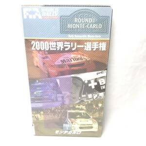 F04230 VHS ビデオテープ WORLDRALLY CHAMPIONSIP 2000世界ラリー選手権 Part1 モンテカルロ MONTE-CARRO 株式会社エプコット　60分