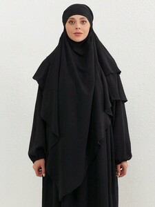 レディース アクセサリー スカーフorアクセサリー アイスシルク イスラム ヘッドスカーフ ダブルレイヤー 女性用 祈り用に適した