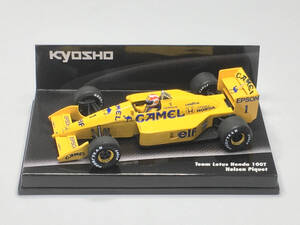 1/43 Kyosho Lotus HONDA 100T N.Piquet【CAMEL Ver.】 京商 ロータス ホンダ 100T ネルソン・ピケ 1988 キャメル仕様