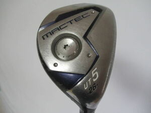 ★MacGregor マグレガー MACTEC ユーティリティ UT5 26° 純正カーボンシャフト J416　★レア★激安★中古★　★