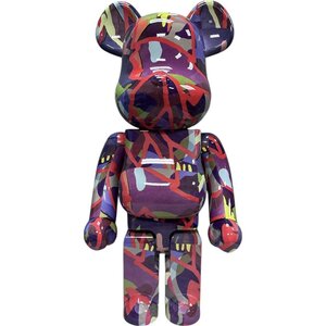 BE@RBRICK x KAWS TENSION カウズ テンション x 1000％ by MEDICOM TOY ベアブリック 置物 美品 箱なし 希少 中古